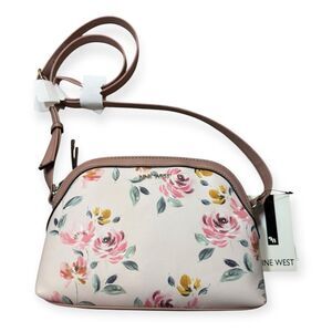 Nine‎ West Floral Crossbody Bag Colorful Adjustable Bag BNWT